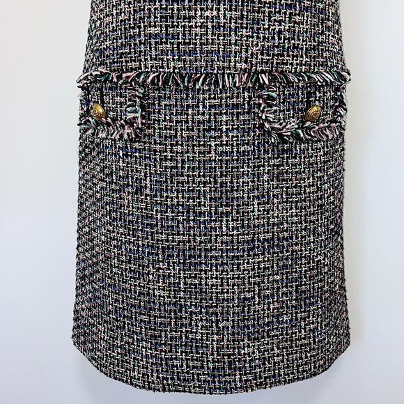 J Crew J.Crew Dress Multi Color Tweed Size 8 NWOT - Picture 4 of 8